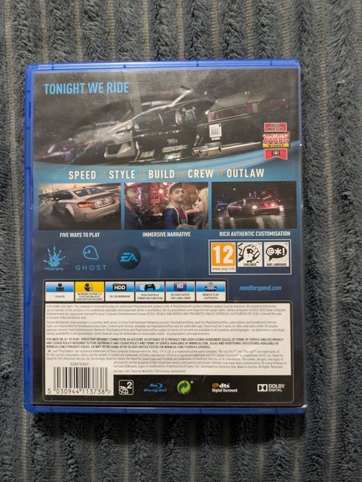 Vând NFS 2015 pentru PS4