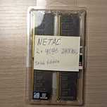 СРОЧНО Оперативная память DDR4 NETAC 2x4GB 2400MHz
