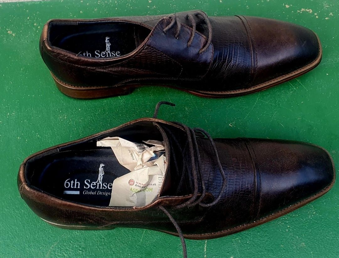 Pantofi originali 6th Sense piele/Noi