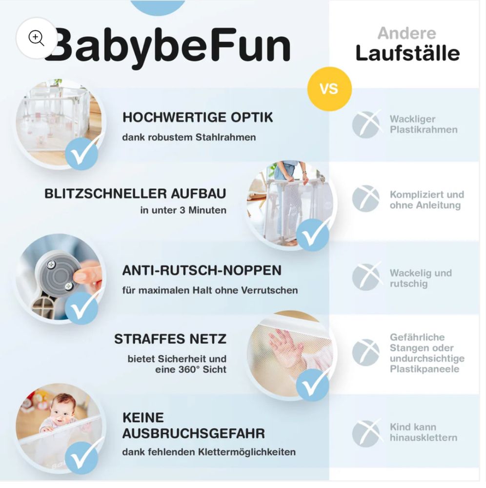 Детска кошара за игра Baby be fun