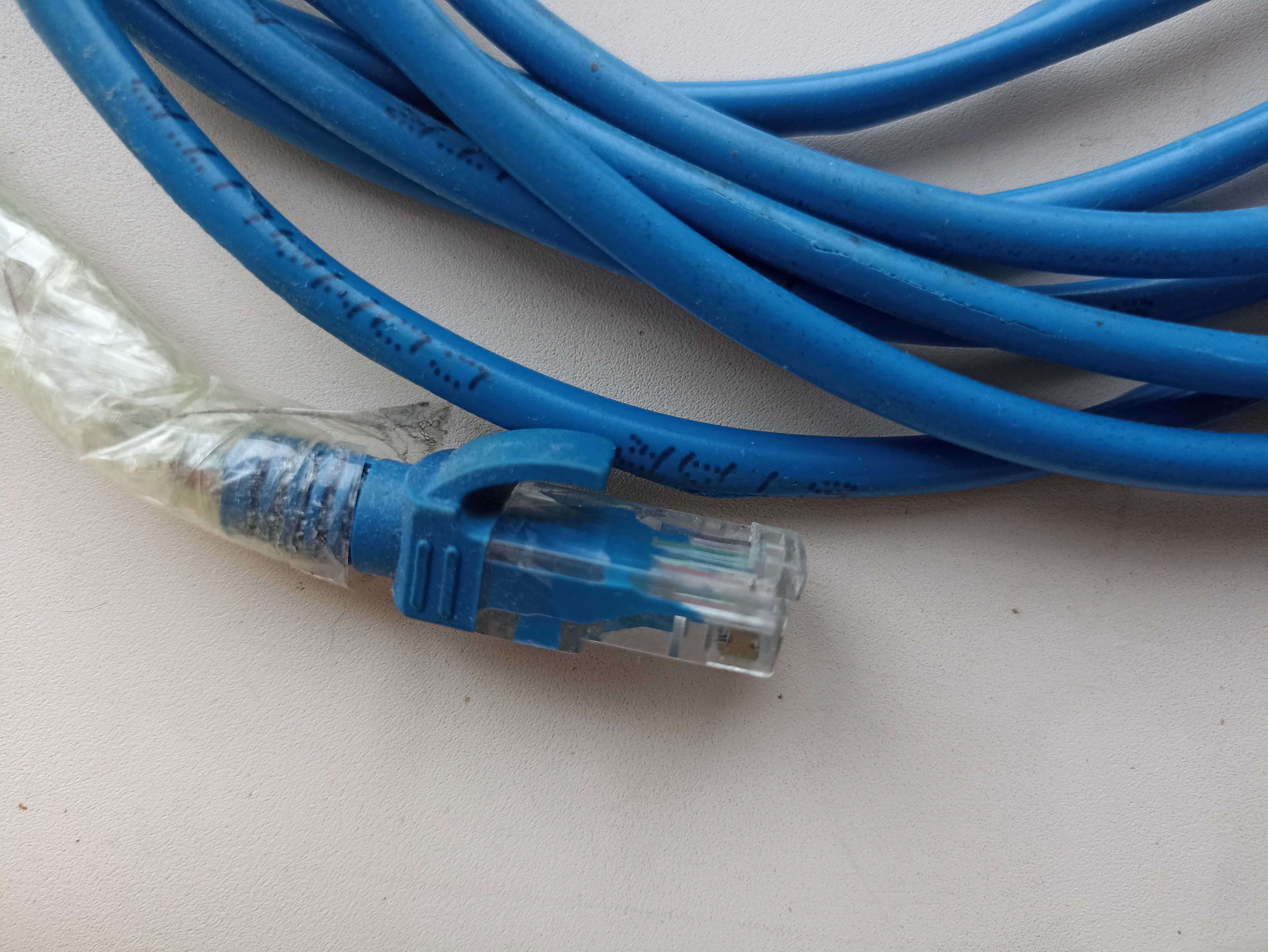 Интернет кабель RJ-45, 5м, бесплатно