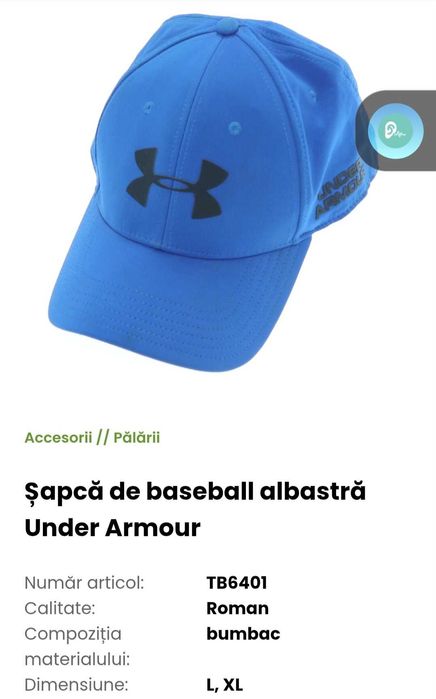 Sapca Under Armour