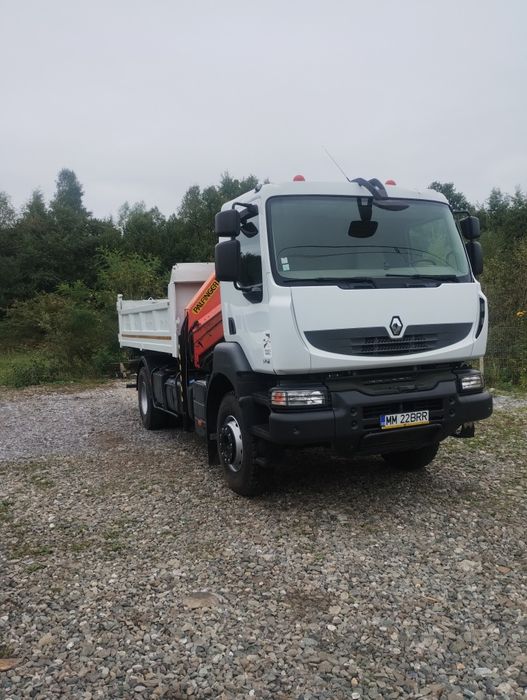 Renault kerax basculabil cu macara 370 dxi