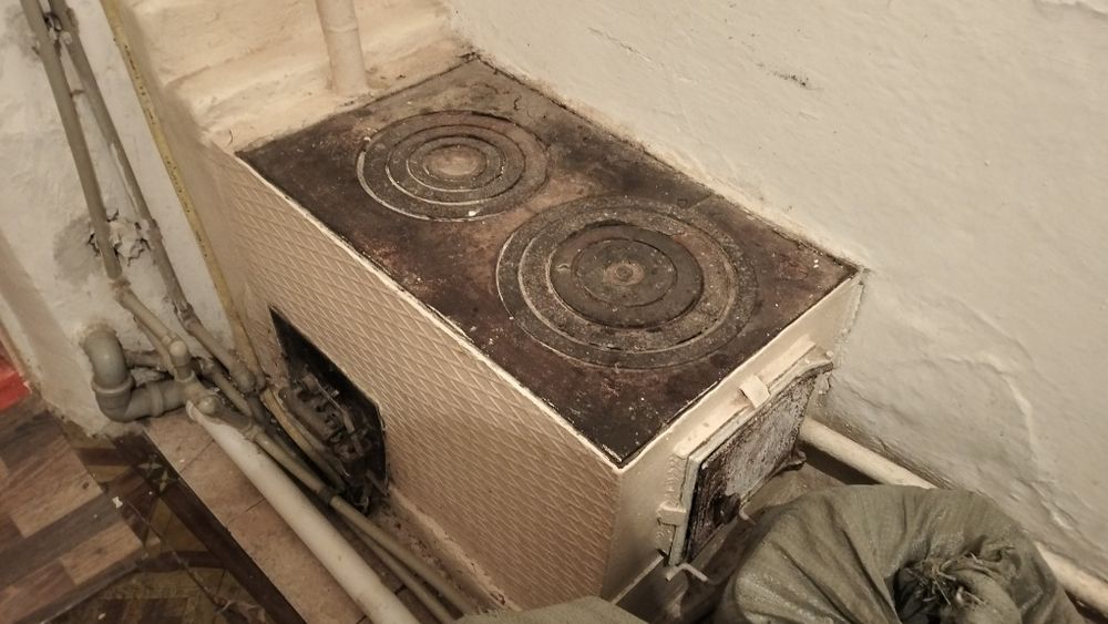 Отопительные печи 2 одном твёрдое топливо и газ