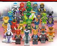 Set 24 Minifigurine tip Lego Ninjago sezon 11 cu Serpentini si masti