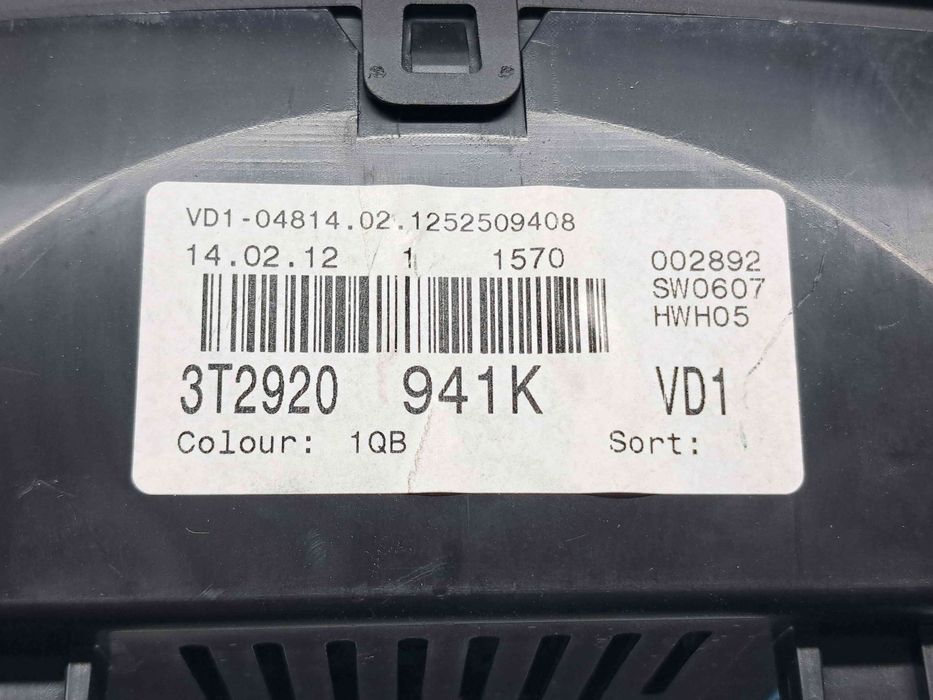 Ceas bord Skoda Superb II Combi (3T5) Facelift [Fabr 2009-2015] 3T292