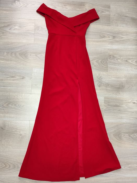 Rochie rosie lunga  XS