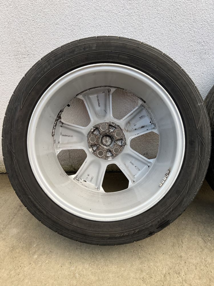 Jante aliaj 5x108 R18 Ford cu caucicuri vara 235/50 R18 dot 2010