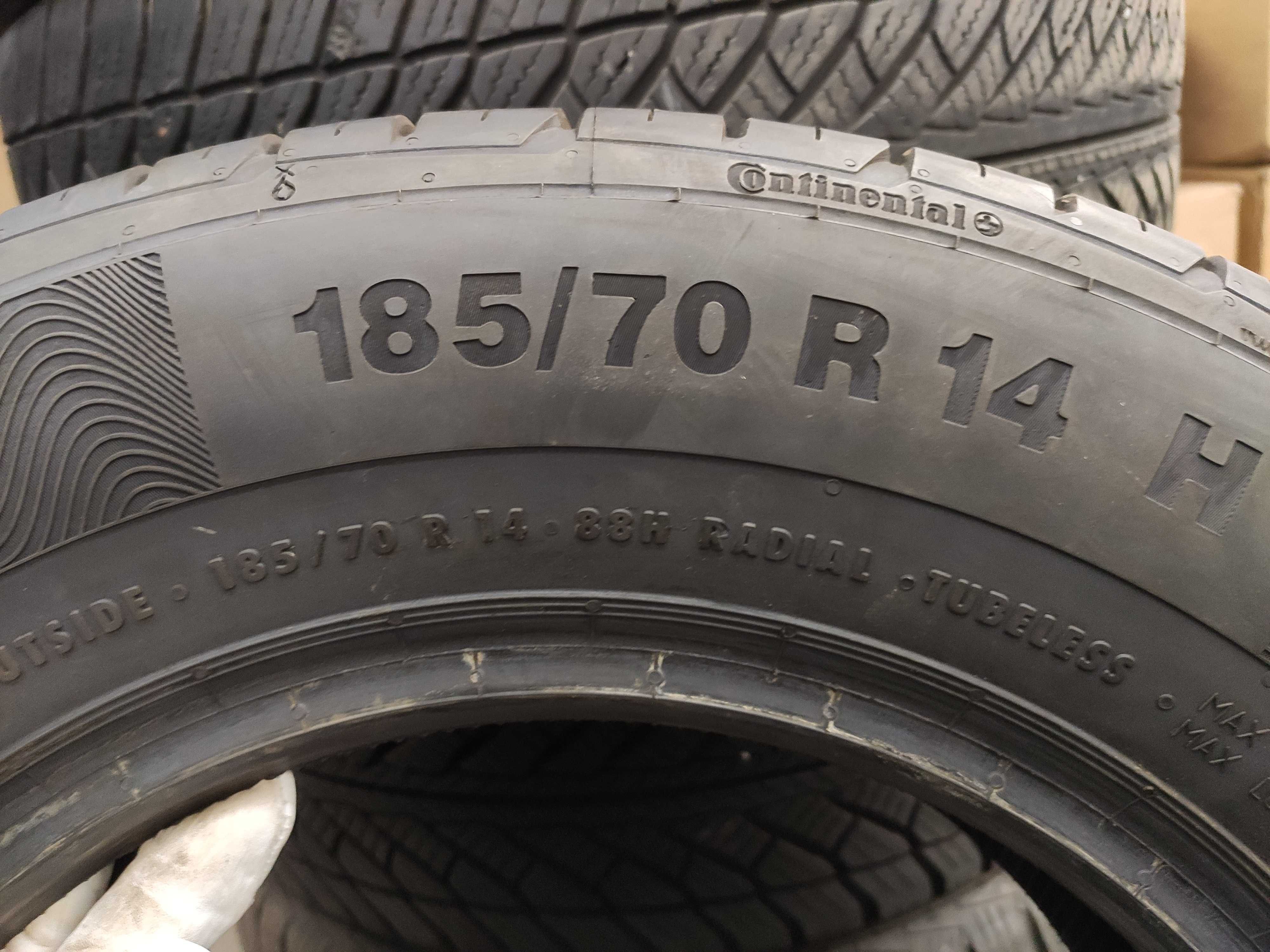 4бр Летни гуми 185 70 14 - Continental