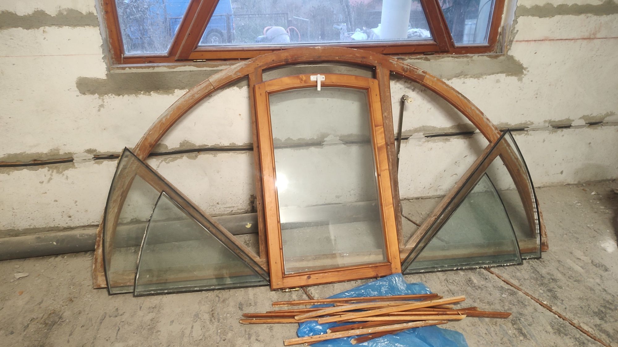 Usi de interior geam fereastră pt acoperis tip velux demontate sh