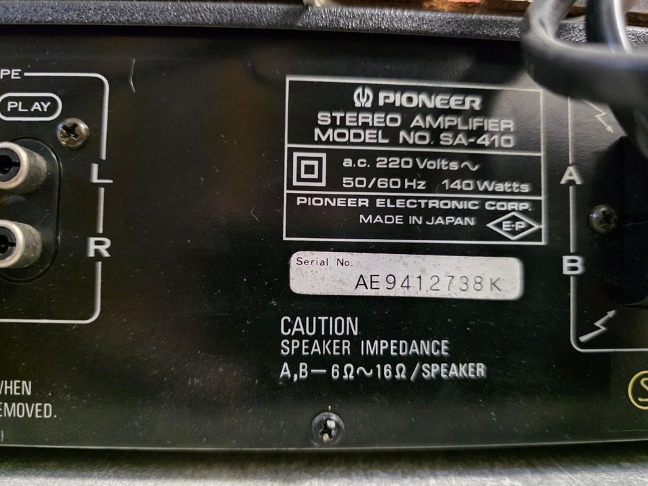Amplificator Pioneer SA-410+Tuner TX-410