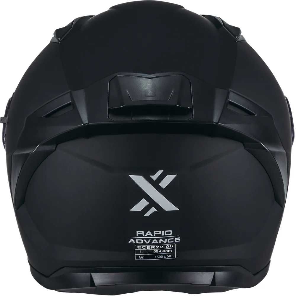 Pachet Casca moto Noua Shox Rapid Speedway Negru Mat + Cagula moto