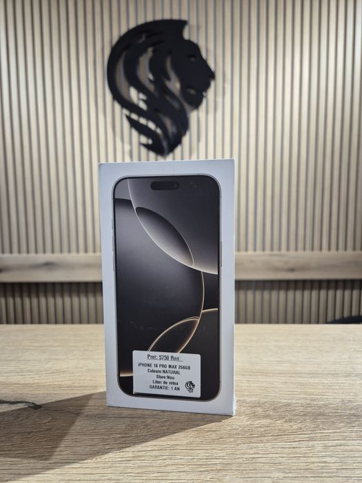 iPhone 16 Pro Max 256gb Natural Neverlocked/Fact+Garantie
