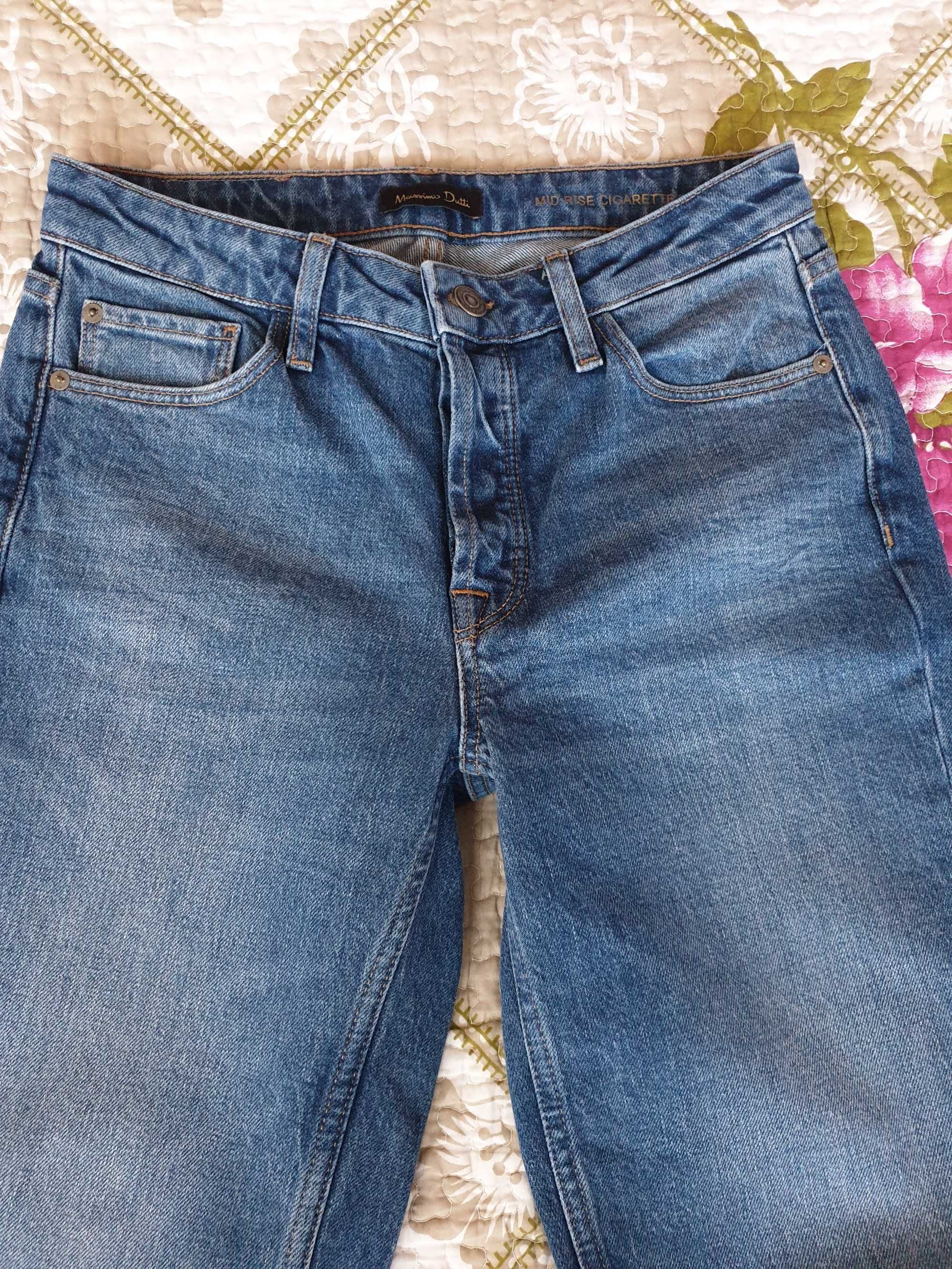Blugi albastri Massimo Dutti Zara