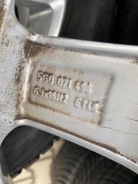 Jante VW Golf 5 6 7 Skoda  Anvelope vara Bridgestone  205 55 16