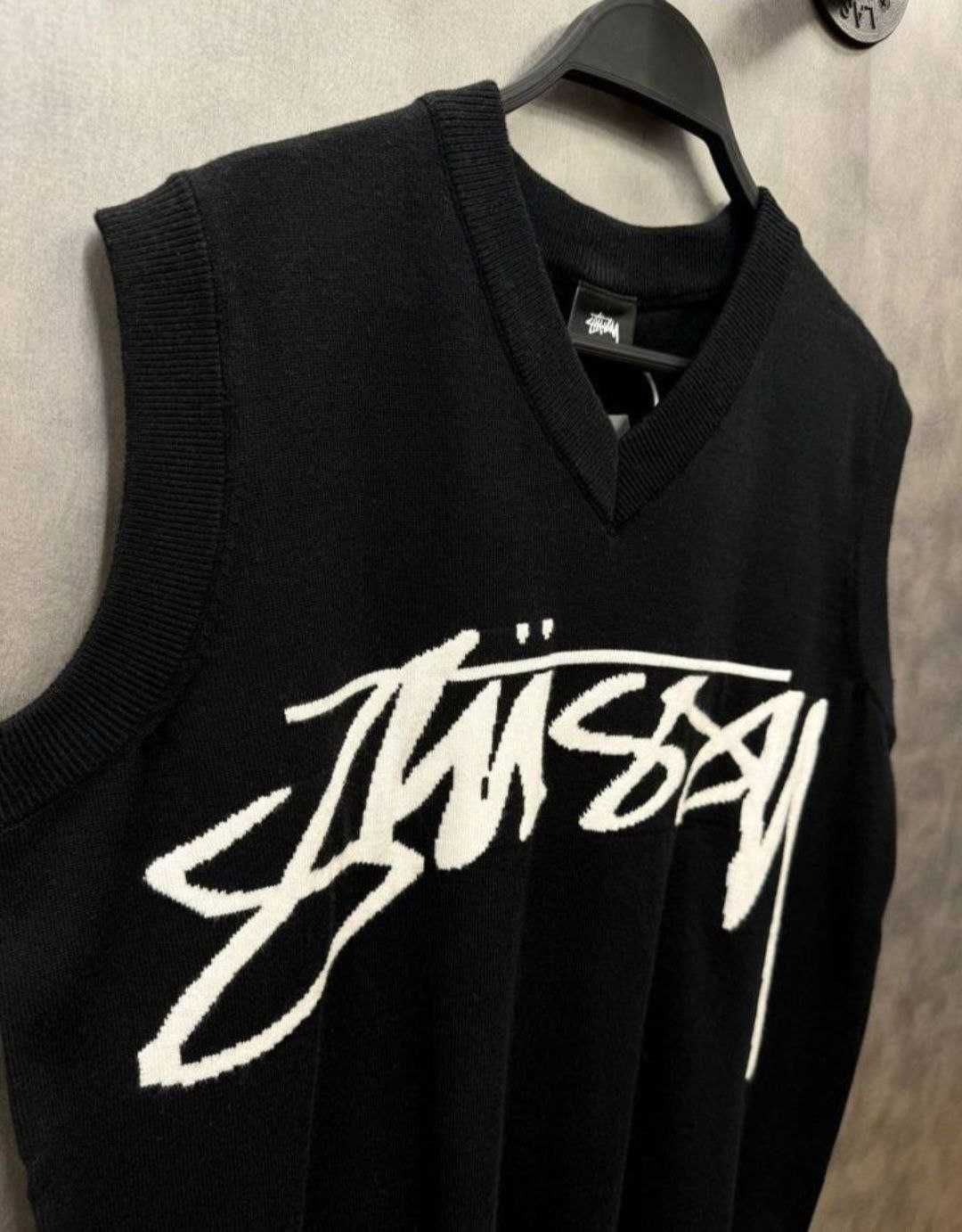 Вязаная жилетка Stussy