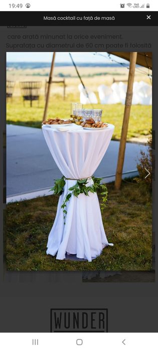 Mese cocktail evenimente