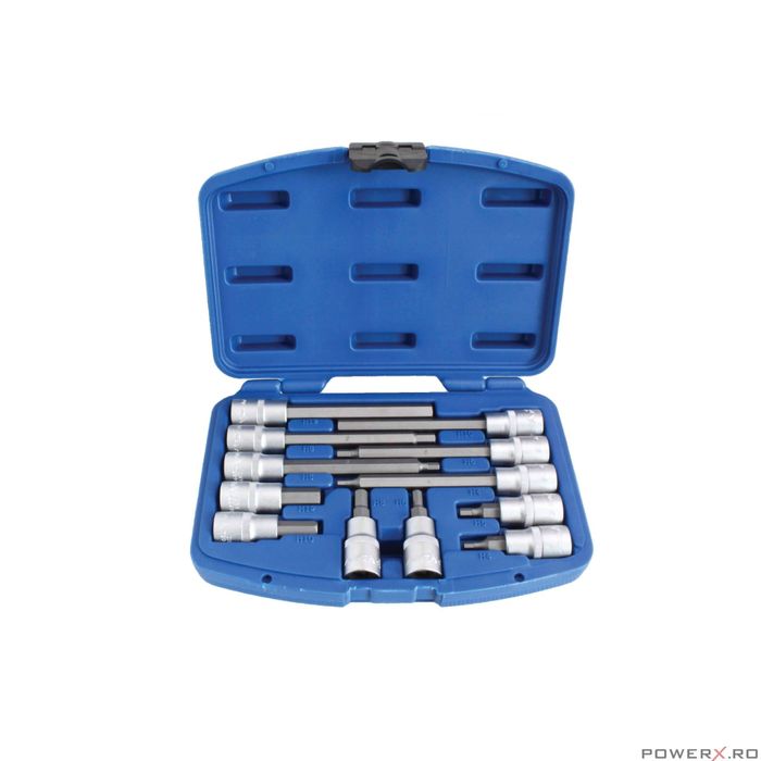 Set chei hexagonale, imbus, 4-12 mm, 1/2", 12 piese, Asta