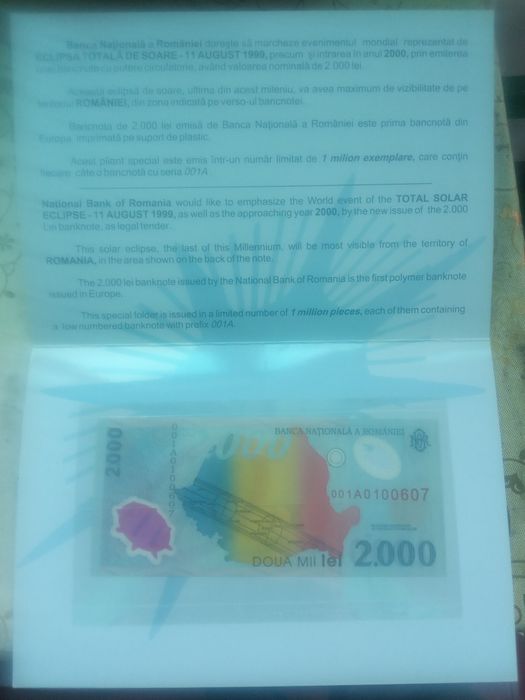 Bancnotă de 2000lei!