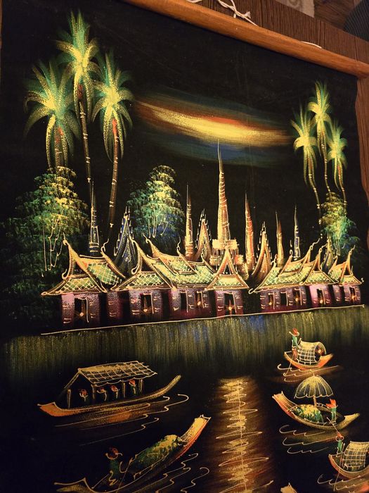 Suvenir Thailanda, Tablou/Poster Pictat 65x45cm
