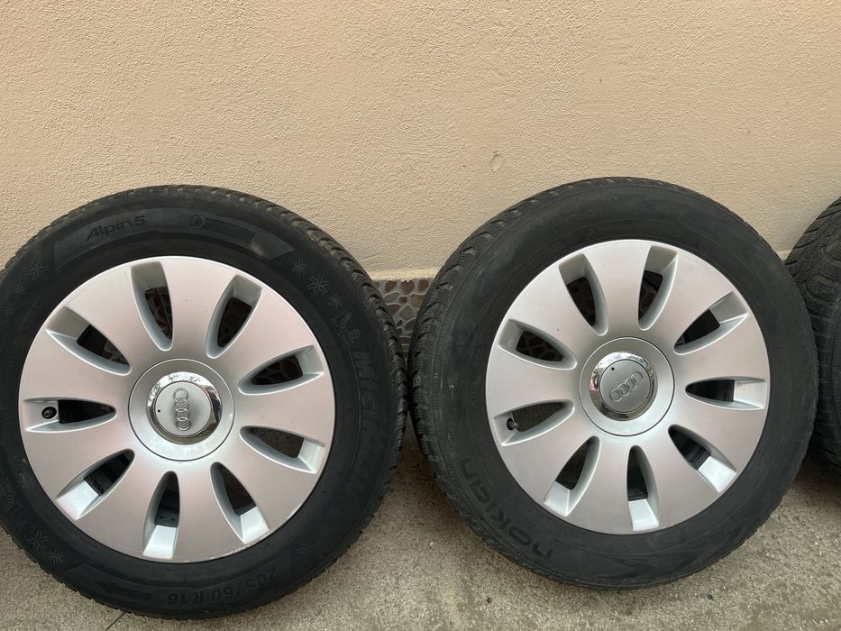 jante de aliaj Audi + cauciucuri iarnă