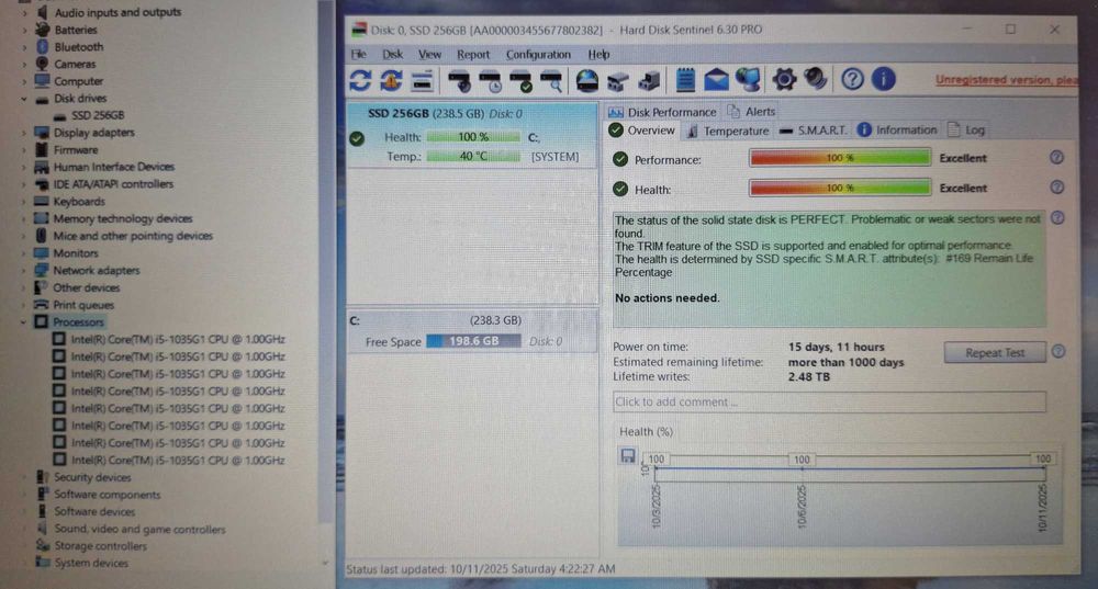 15.6' НОВ Turbo-X Intel Core i5-1035G1/16GB DDR4/256GB SSD/Бат. 5ч.