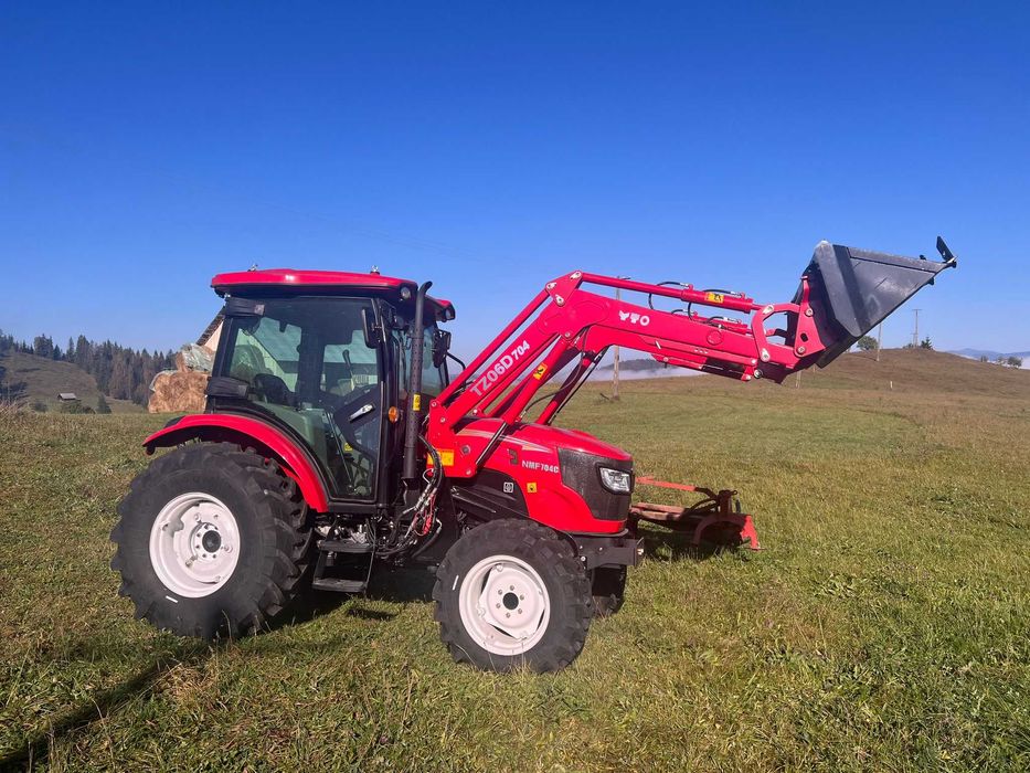 Tractor YTO NMF704C (70 CP / EURO 5) cu incarcator frontal si cupa