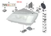 Faruri BMW X3 F25 Xenon / dynamic modul droser tms balasst LED far