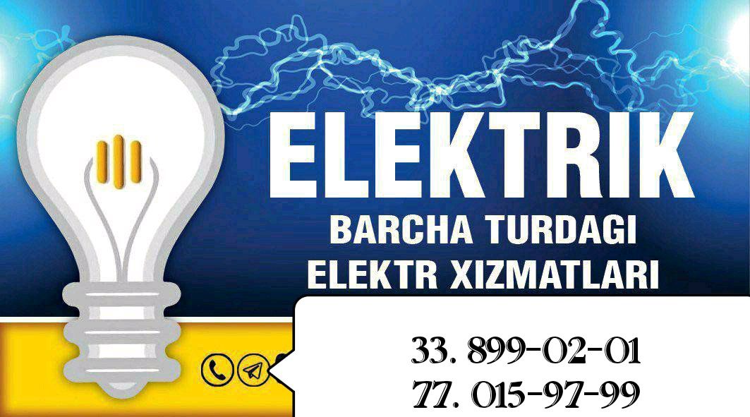 Barcha turdagi elektrik xizmatlari