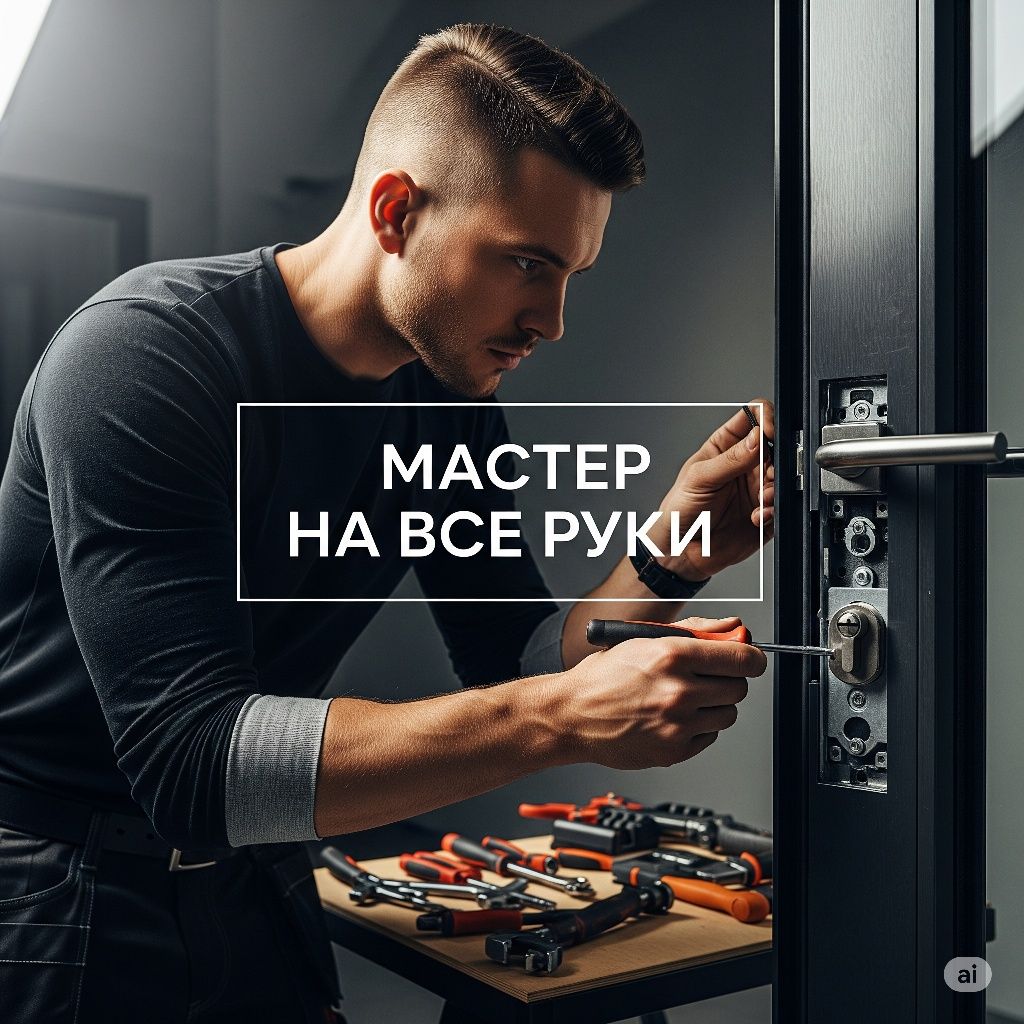 Мастер на час. Сантехник. Плотник. Электрик. Мебелщик. Слесарь.