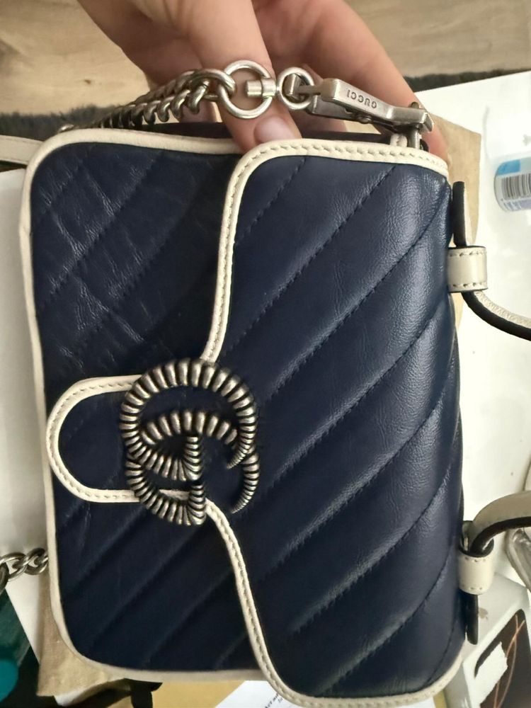 Gucci marmont mini bag 100%