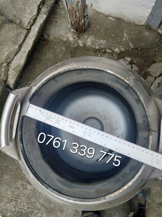Cazan de făcut tuica confecționat din butoi de bere de inox alimentar