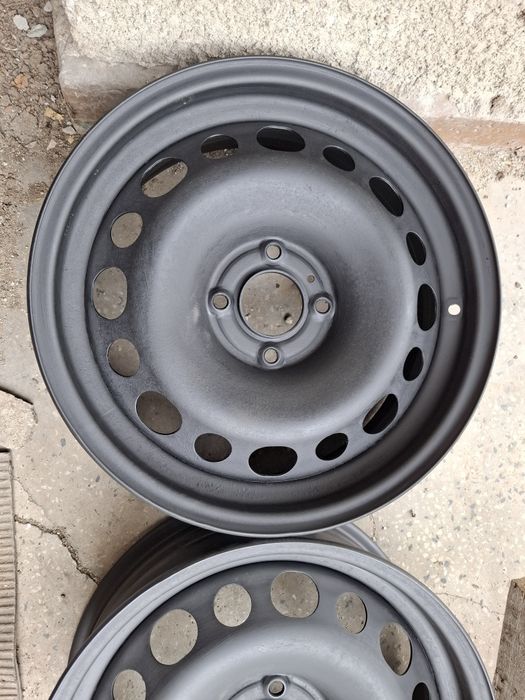 Продавам 2 бр железни джанти за Пежо 4x108 16 цола 6 J*ЕТ 23*ц.о 65,1