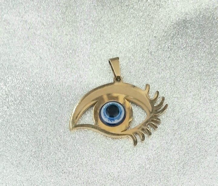 Pandantiv argint placat cu aur tectita Libiana și talisman