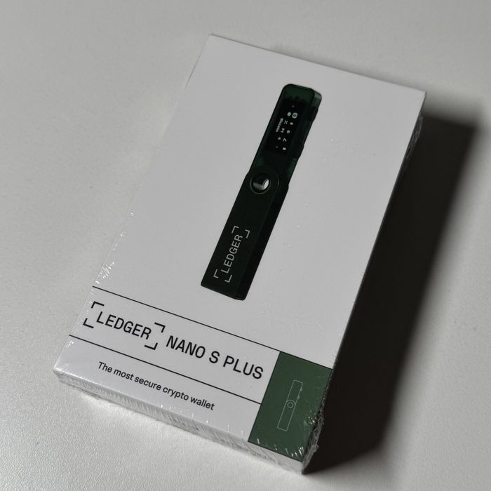 Ledger Nano S — новый, запечатанный (Emerald Green)