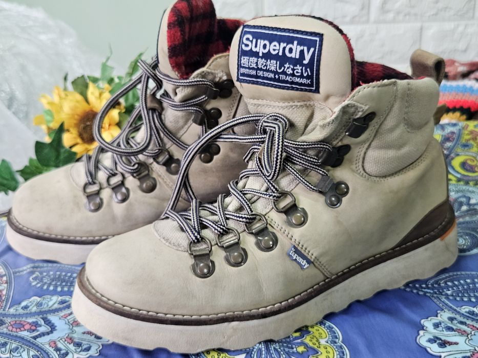 Superdry боти естествена кожа N38