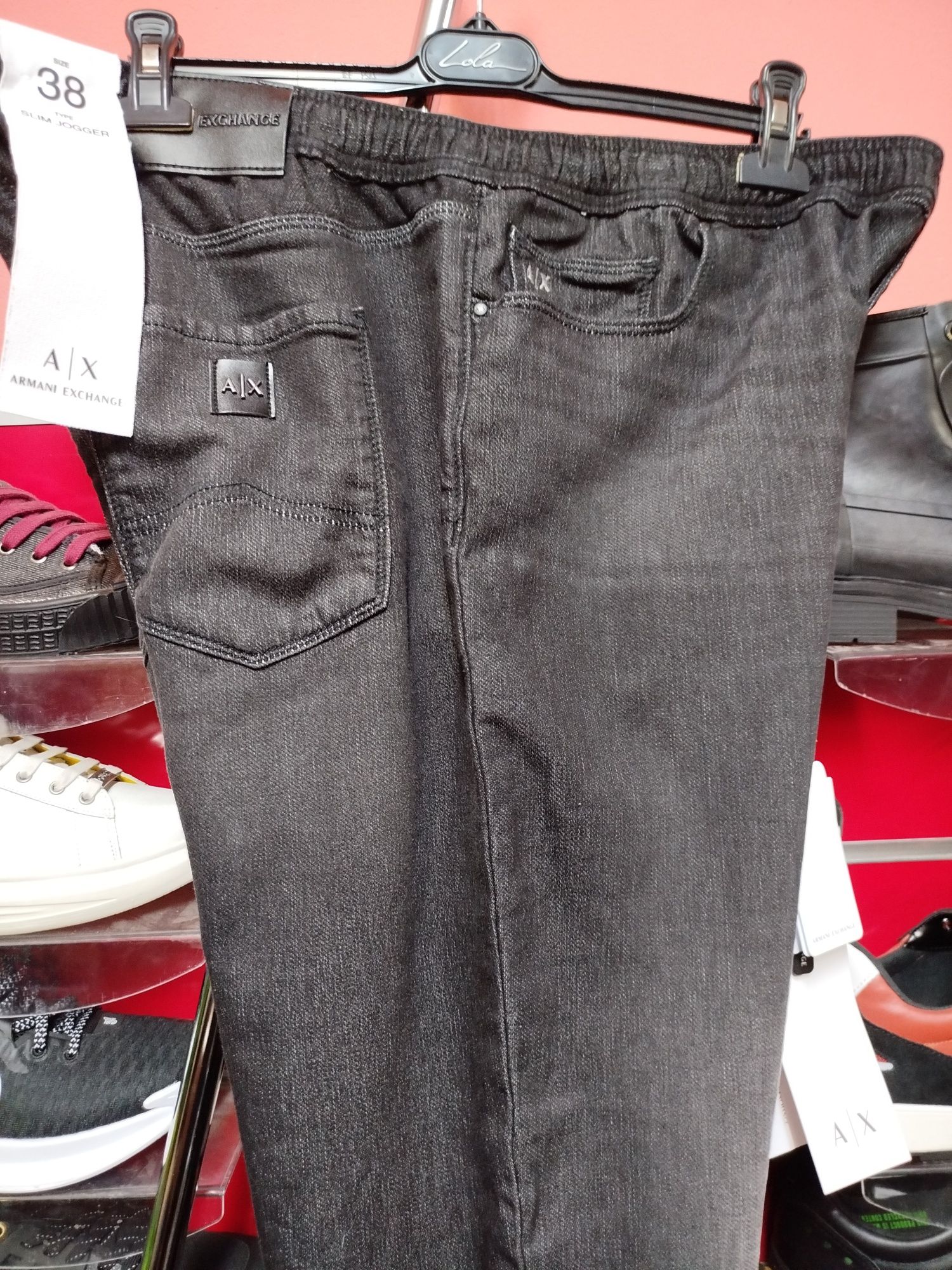 Оригинално долнище дънки Armani Exchange W38 W40 ново мъжко