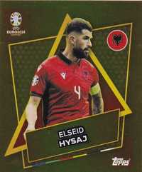 Topps Euro 2024 Sticker Albania  Elseid Hysaj Star Player Gold