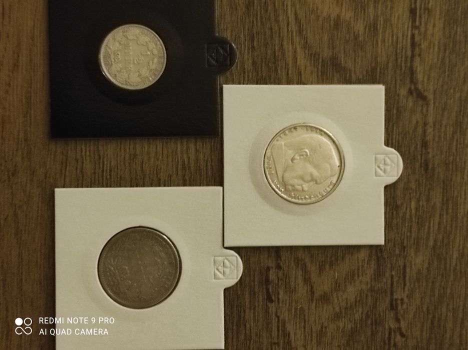 3 monede germane de argint