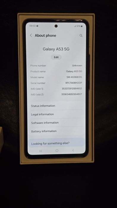 Samsung Galaxy A53 5G dual 6gb 128gb