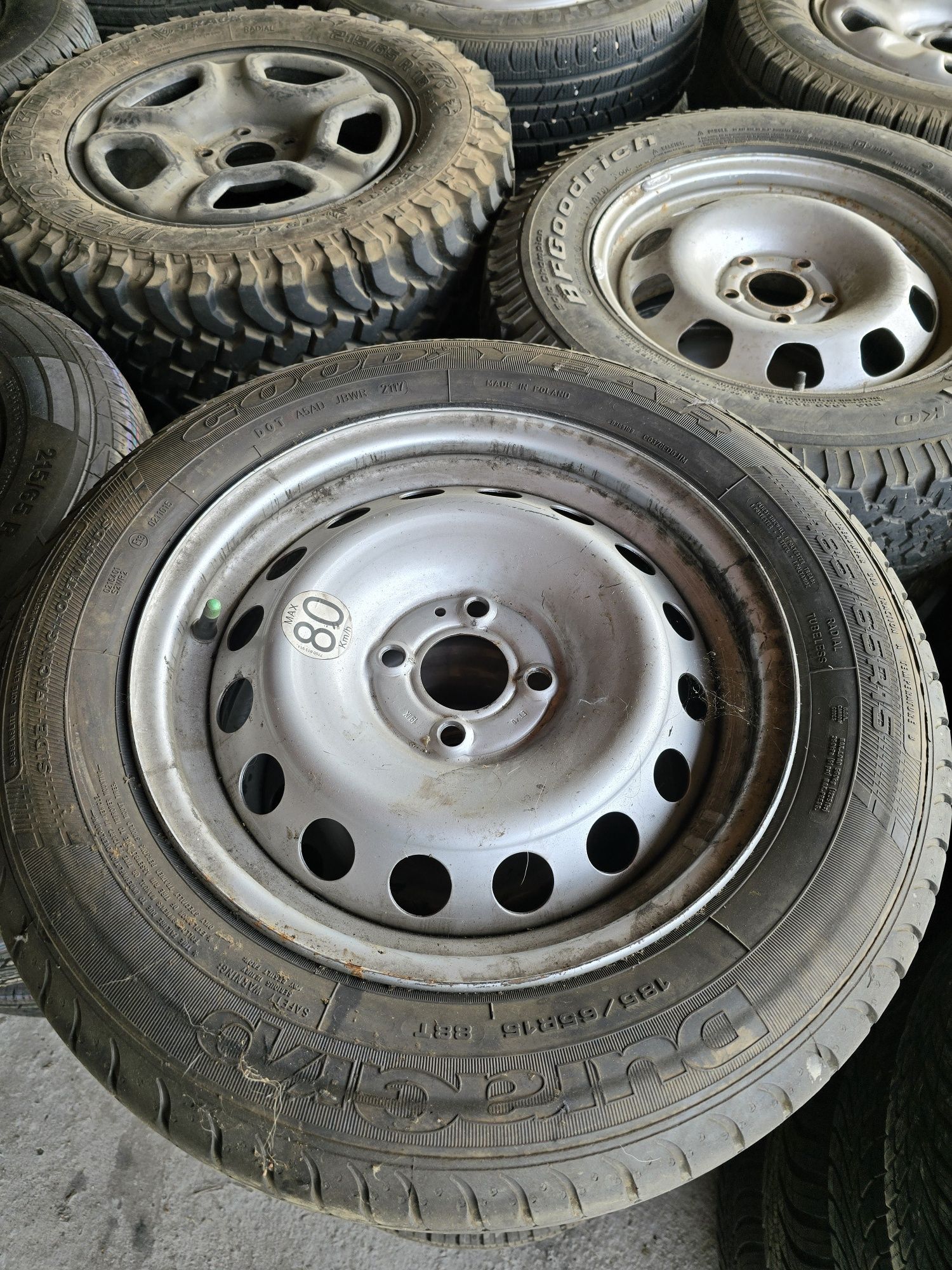 185 65 R15 Goodyear Duragrip roti vara Dacia logan (rezerve)