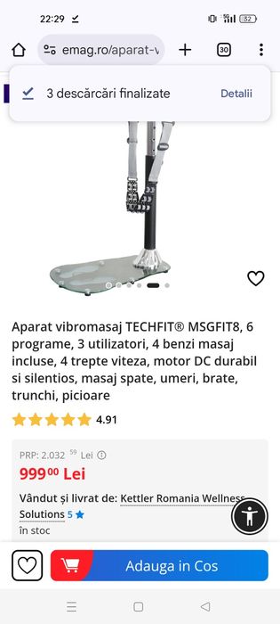 Aparat Vibromasaj