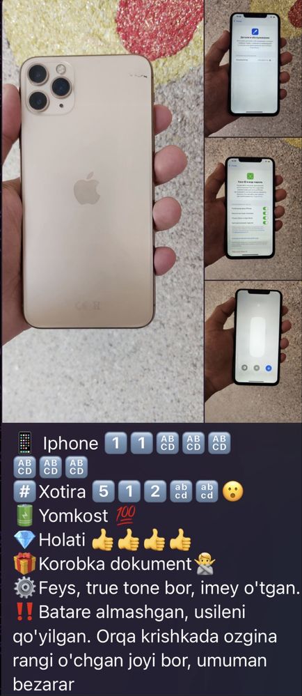 Iphone 11 pro max.