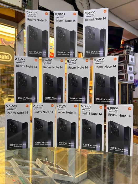 Redmi note 14pro va note14 Global dastafka tekin