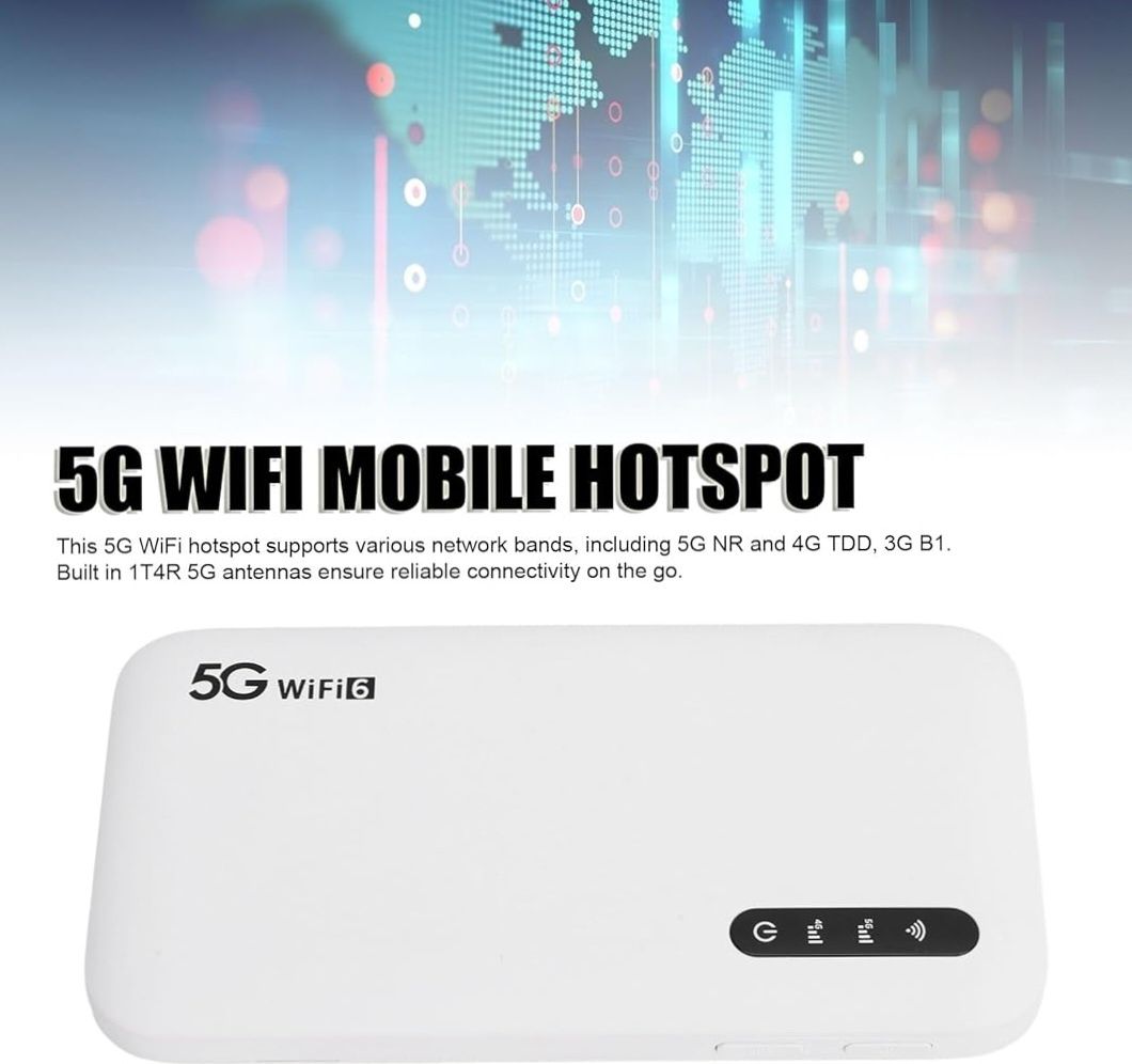 Преносима 5G WLAN точка за достъп за пътуване, мобилно 5G WLAN6 устрой
