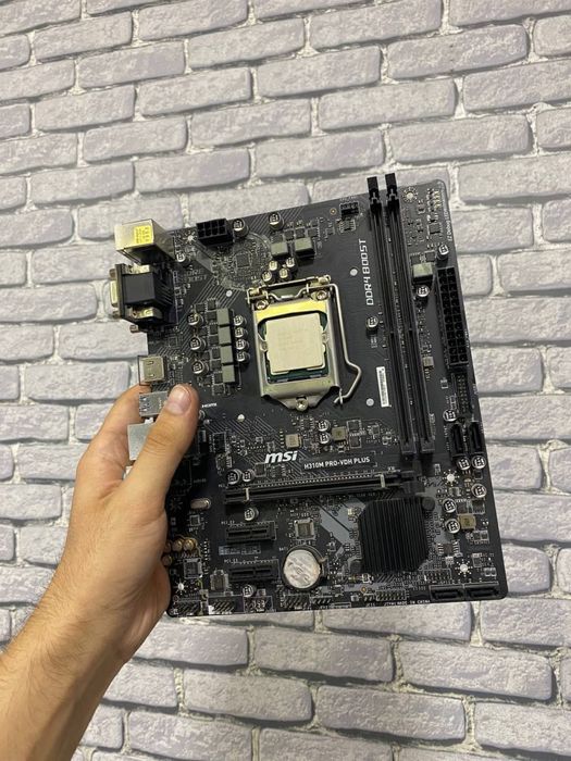 Core i5 9400f  MSI h310 pro