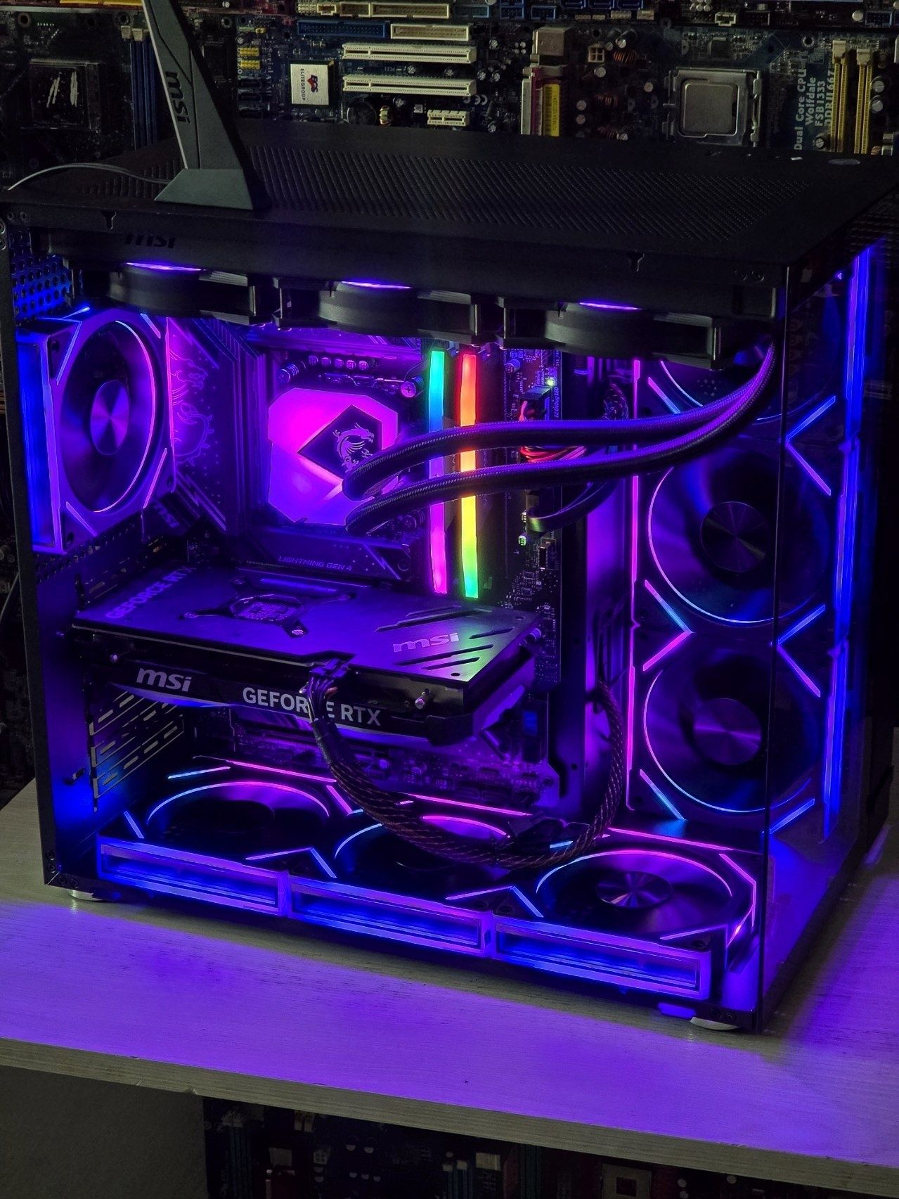 I9 14900KF/RTX 4070/64g Ddr5/БП 1000w/Ssd 2T