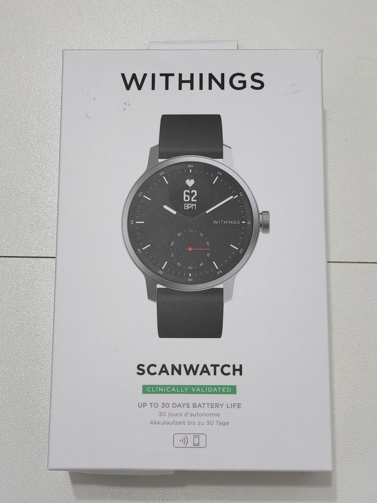 Vând Smartwatch Withings Scanwatch | 42 mm | Negru