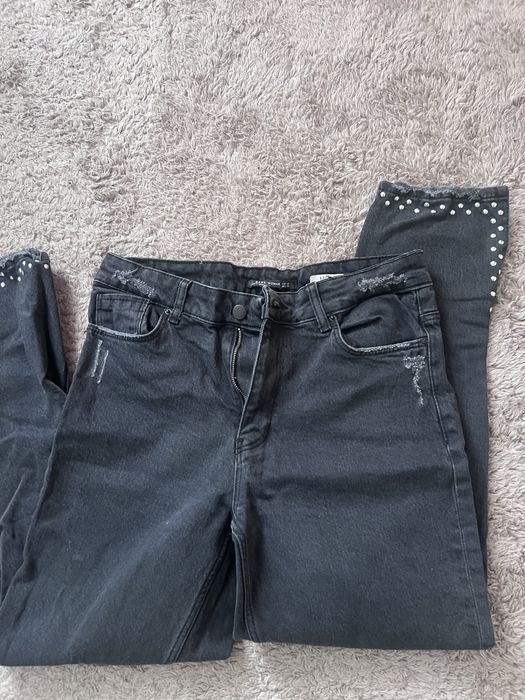 Дамски дънки тъмен деним