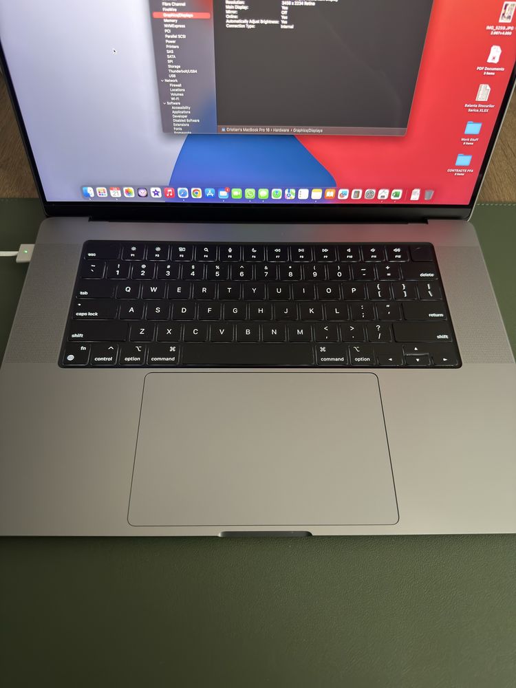 MacBook Pro 16" M1 Pro, 16GB, 512GB SSD